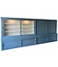 TV - buffetkast blauw Venlo XXXL 580 X 240cm dichte deuren