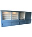 TV - buffetkast blauw Venlo XXXL 580 X 240cm dichte deuren