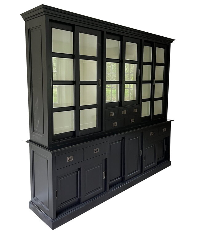 Buffetkast zwart Haarlem 250cm soft close