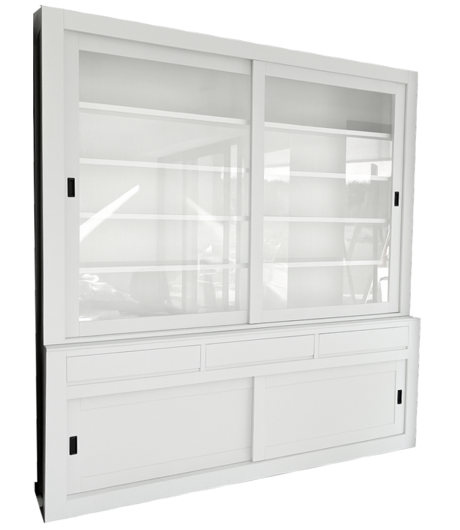 Buffetkast wit design XXXL soft close 240 x 260cm