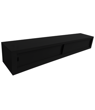 Kasten van de Koning TV dressoir zwart design 300cm | Kleur zwart