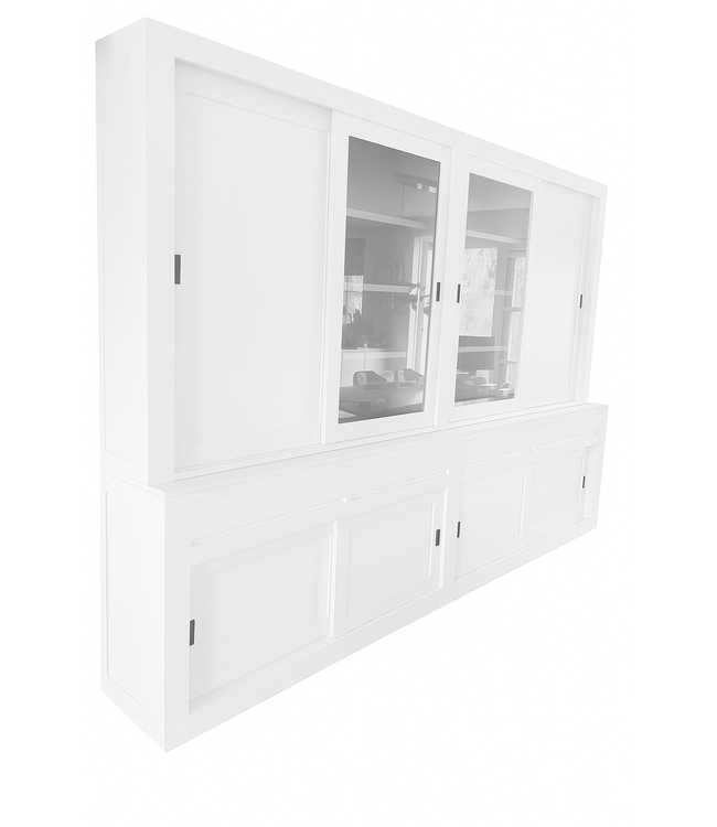 Buffetkast wit Vaassen XXXL 360 x 240cm dichte zijdeuren