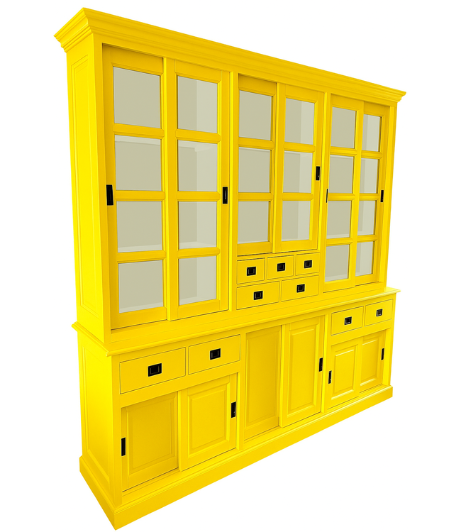 Buffetkast verkeersgeel Haarlem 250cm soft close