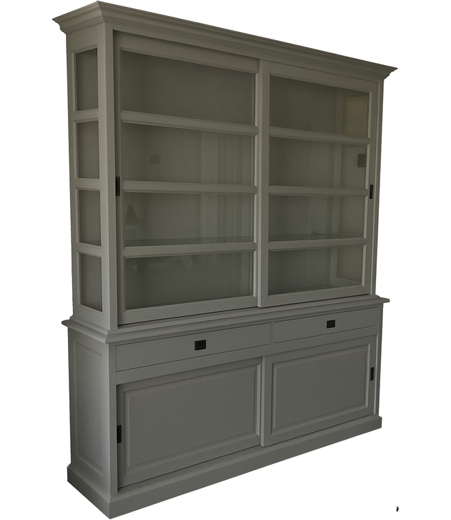 Buffetkast stofgrijs Nijkerk 220 x 240cm