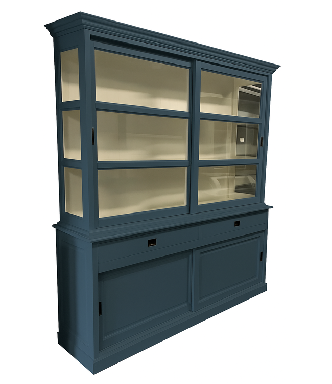 Buffetkast grijsblauw Putten 200 x 220cm