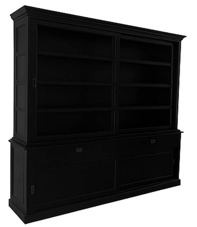 Buffetkast zwart - zwart Nijkerk 260 x 240cm