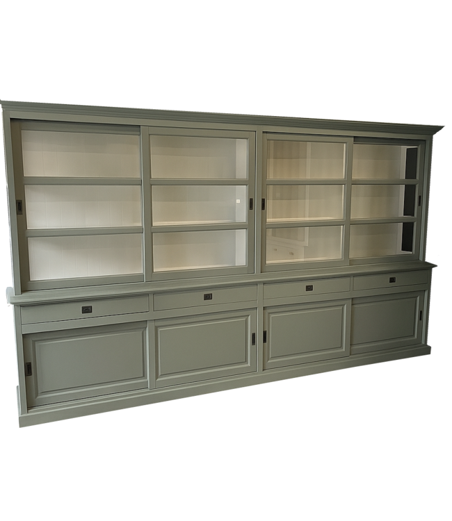 Buffetkast Engels groen Putten XXL 400 x 220cm