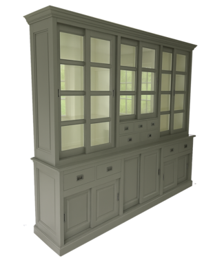 Kasten van de Koning Buffetkast taupe Haarlem 250cm soft close