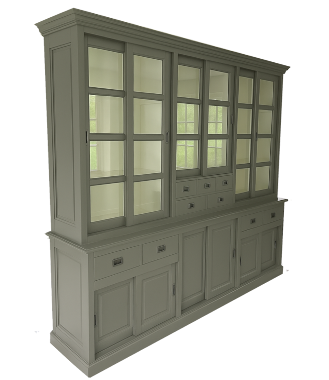 Buffetkast taupe Haarlem 250cm soft close