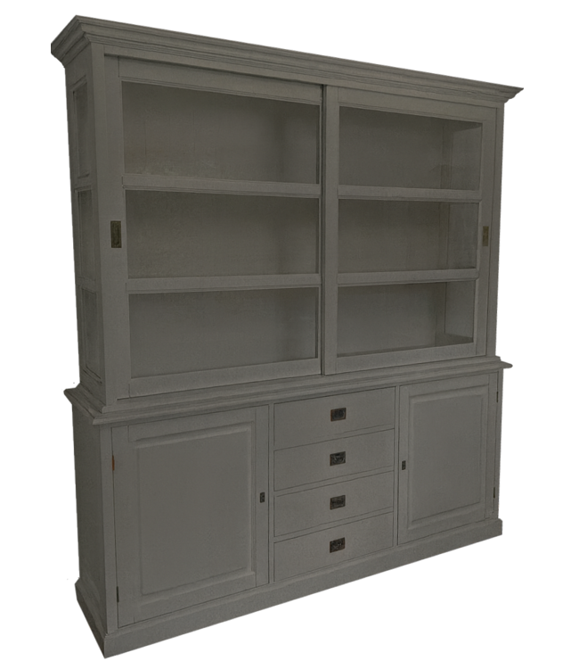 Buffetkast bazaltgrijs Bavel 200cm