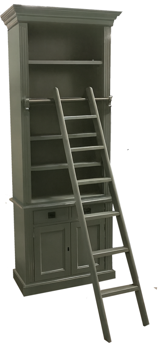Boekenkast Engels Groen Met Trap Leerdam 100 X 240cm Kasten Van De Koning boekenkast-engels-groen-met-trap-leerdam-100-x-240cm-kasten-van-de-koning