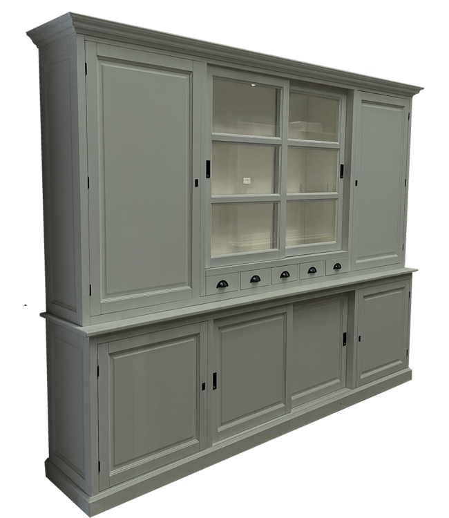 Buffetkast zijdegrijs Gieten XL 300 x 230cm