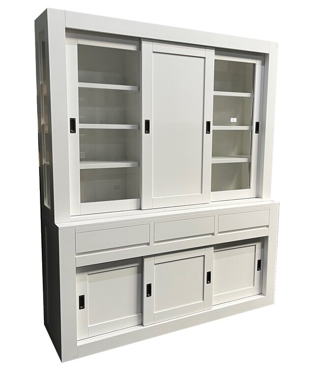 Buffetkast wit Schagen 180cm dichte middendeur