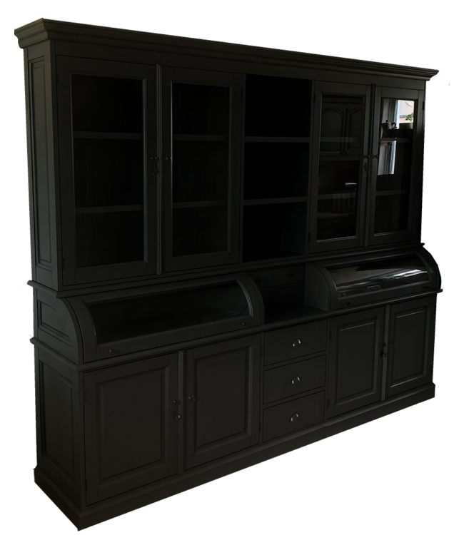 Buffetkast zwart – zwart Bastiaan 260cm