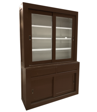 Kasten van de Koning Buffetkast terrabruin  design soft close 140 x 220cm