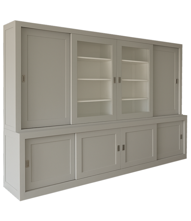 Buffetkast zijdegrijs Maarn XXL 340 x 240cm