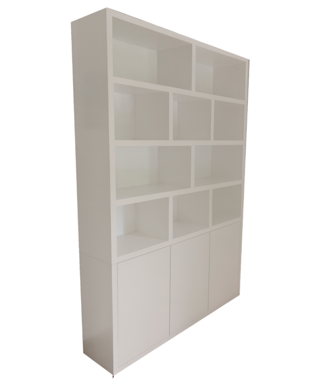 Vakkenkast wit Boekelo 160 x 230cm