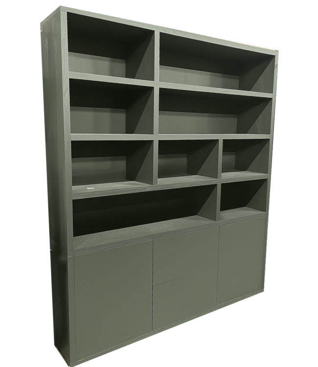 Vakkenkast Engels groen Boekelo 200 x 230cm