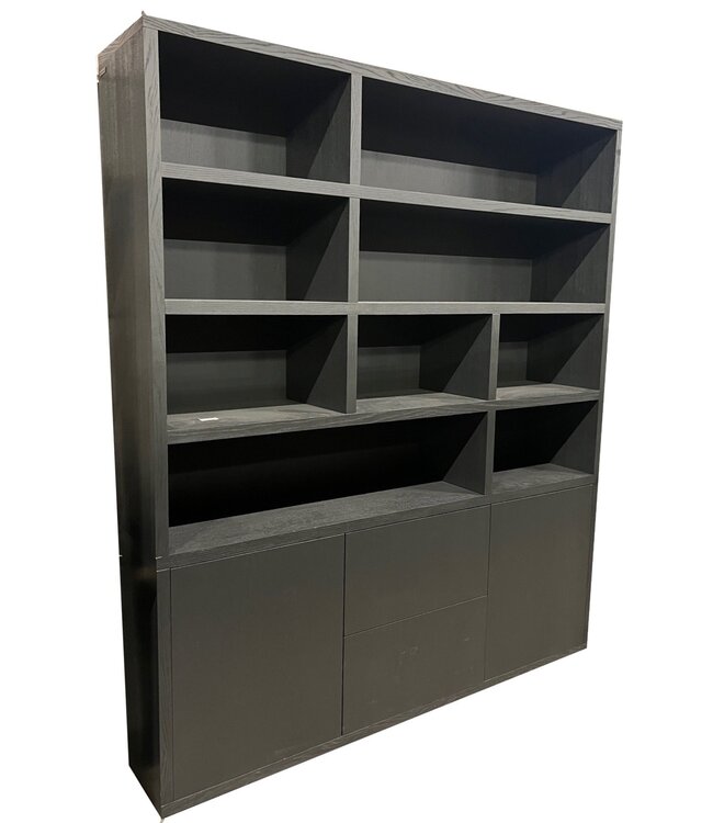 Vakkenkast graphite Boekelo 200 x 230cm