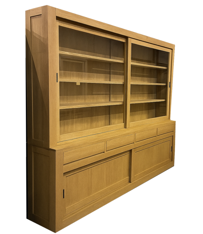 Buffetkast design eiken – eiken 300 x 240cm