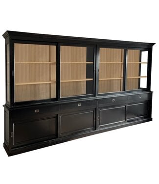 Kasten van de Koning Buffetkast zwart Zaandam 460 x 230cm eiken interieur
