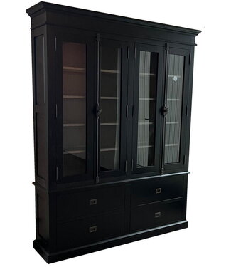 Kasten van de Koning Buffetkast zwart - grijs Zeist 180cm