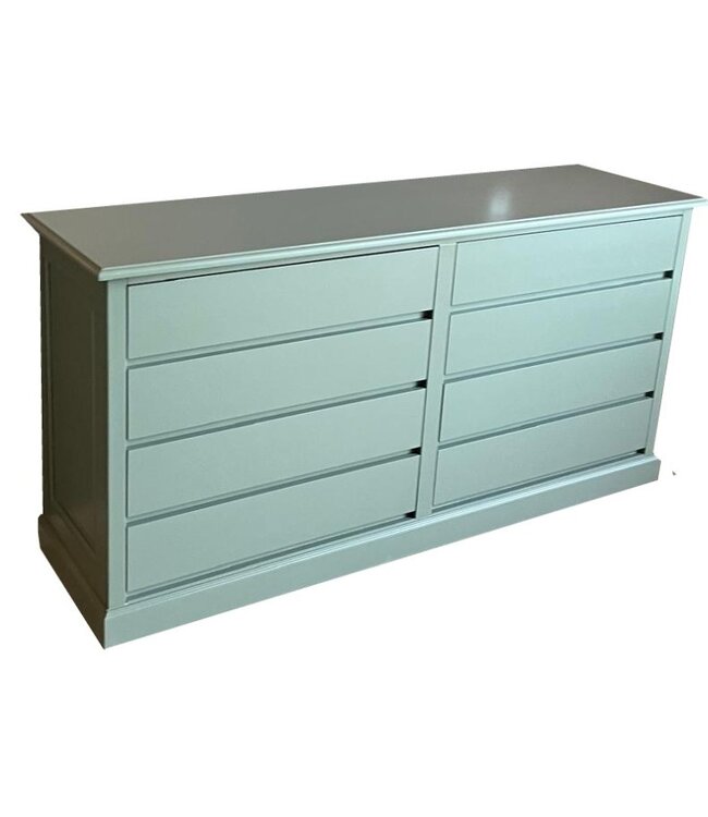 Buffetkast geel - wit Dimolfetta 180cm