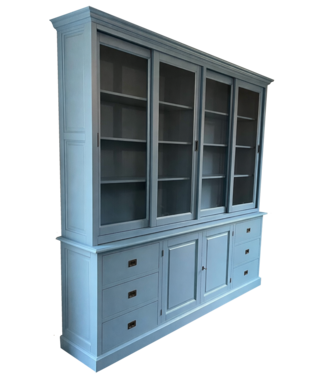 Kasten van de Koning Buffetkast oud blauw Lopik 240 x 240cm