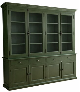 Kasten van de Koning Buffetkast olijfgroen Veren 240 x 240cm
