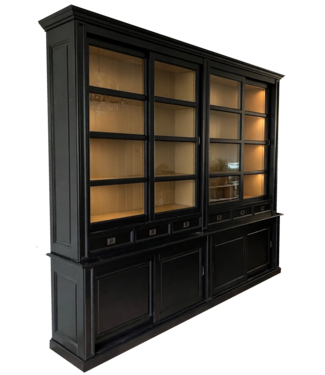 Kasten van de Koning Buffetkast zwart - goud Utrecht XxL 320 x 260cm