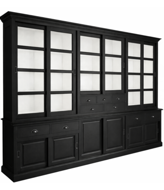 Kasten van de Koning Buffetkast zwart Haarlem 340 x 235cm soft close