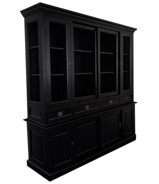 Kasten van de Koning Buffetkast zwart - zwart Eelde 225cm