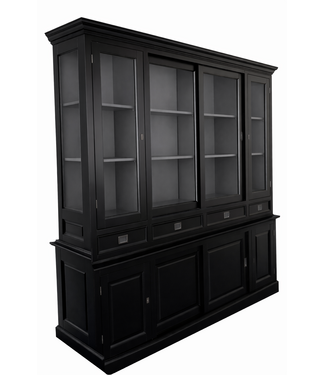 Kasten van de Koning Buffetkast Eelde zwart - grijs 225 x 225cm