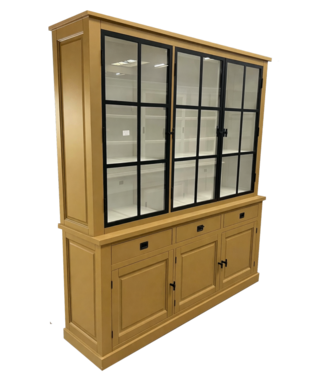 Kasten van de Koning Buffetkast Soest goud met stalen deuren 200cm