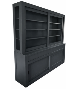 Kasten van de Koning Design buffetkast antraciet - antraciet Petten 240cm