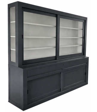 Kasten van de Koning Design buffetkast antraciet Petten 240cm