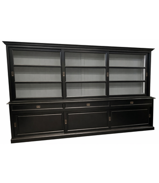 Kasten van de Koning Buffetkast zwart- grijs Sneek 300cm soft close