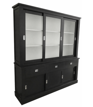 Kasten van de Koning Buffetkast zwart Gouda 200cm