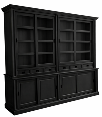 Kasten van de Koning Buffetkast zwart - zwart Utrecht 260 x 240cm