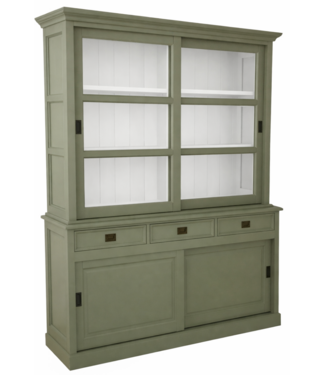 Kasten van de Koning Engels groene buffetkast Montfoort 160cm