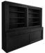 Buffetkast XL design zwart greeploos 300cm