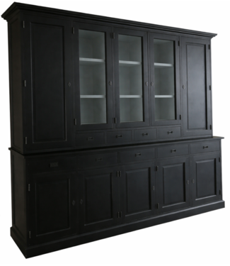 Kasten van de Koning Buffetkast zwart - grijs  Lelystad 260 x 235cm