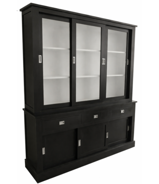 Kasten van de Koning Buffetkast antraciet Gouda 200cm