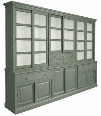 Kasten van de Koning Buffetkast Engels groen Haarlem 285cm soft close