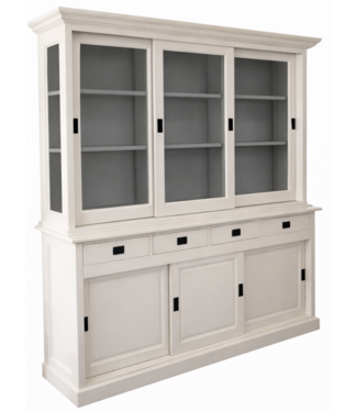 Kasten van de Koning Buffetkast wit - grijs Jubbega 180cm