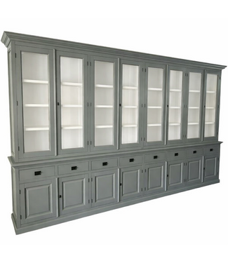 Kasten van de Koning Buffetkast Dronten XXL Engels groen 400cm