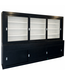 Buffetkast zwart – wit Enschede 300cm soft close