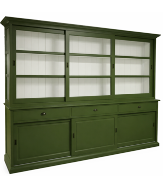 Kasten van de Koning Buffetkast XL olijfgroen Lisse 300cm