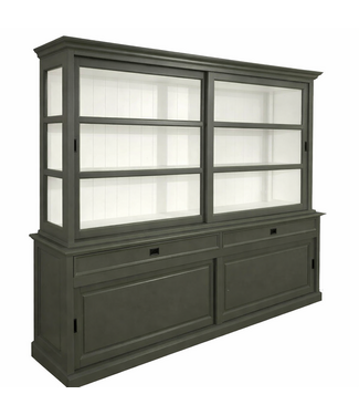 Kasten van de Koning Engels groene buffetkast Montfoort 240cm