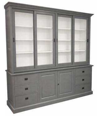 Kasten van de Koning Buffetkast Lopik grijs 240 x 240cm